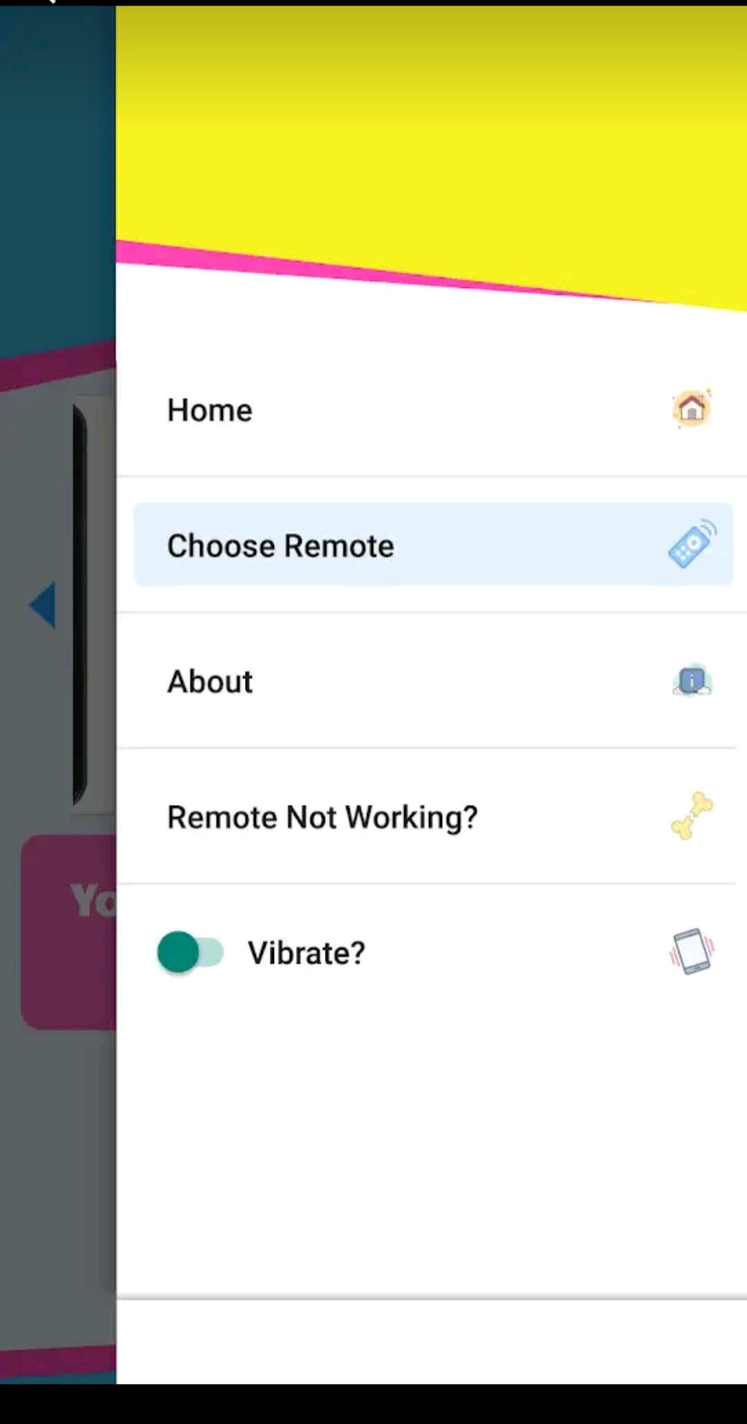  select Choose Remote option 