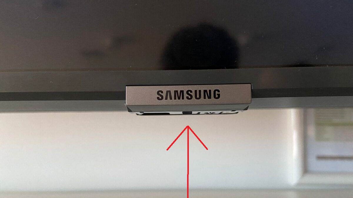 Press the Physical button on Samsung TV to turn up the volume