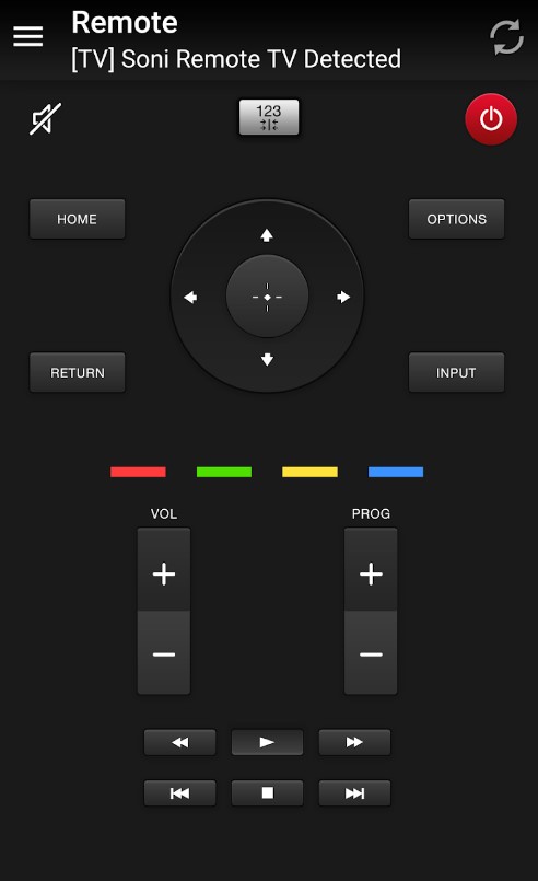 Remote for Sony TV app