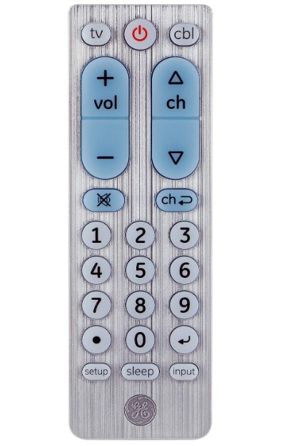 GE Big Button Universal Remote - Best for Sling TV