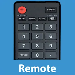 Tap the Power button on the Emerson TV remote app