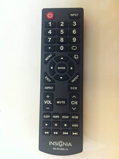 Press and hold the Power button  to Reset Insignia TV Remote 