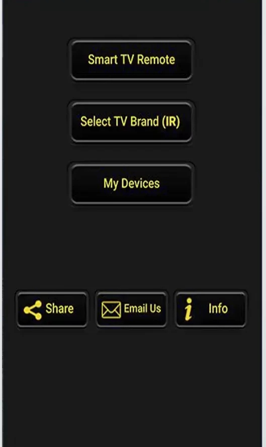 Tap the Smart TV Remote option