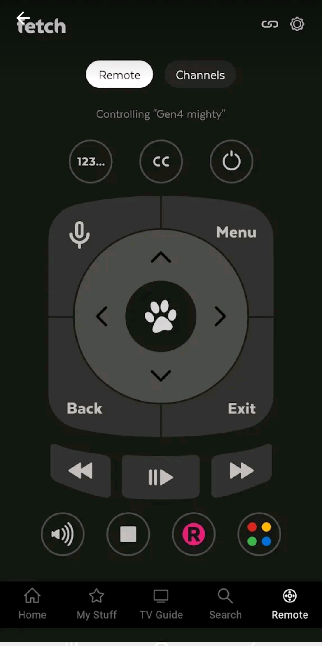 Use the Fetch Mobi app to control your TV 