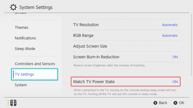 Turn ON Match TV Power State
