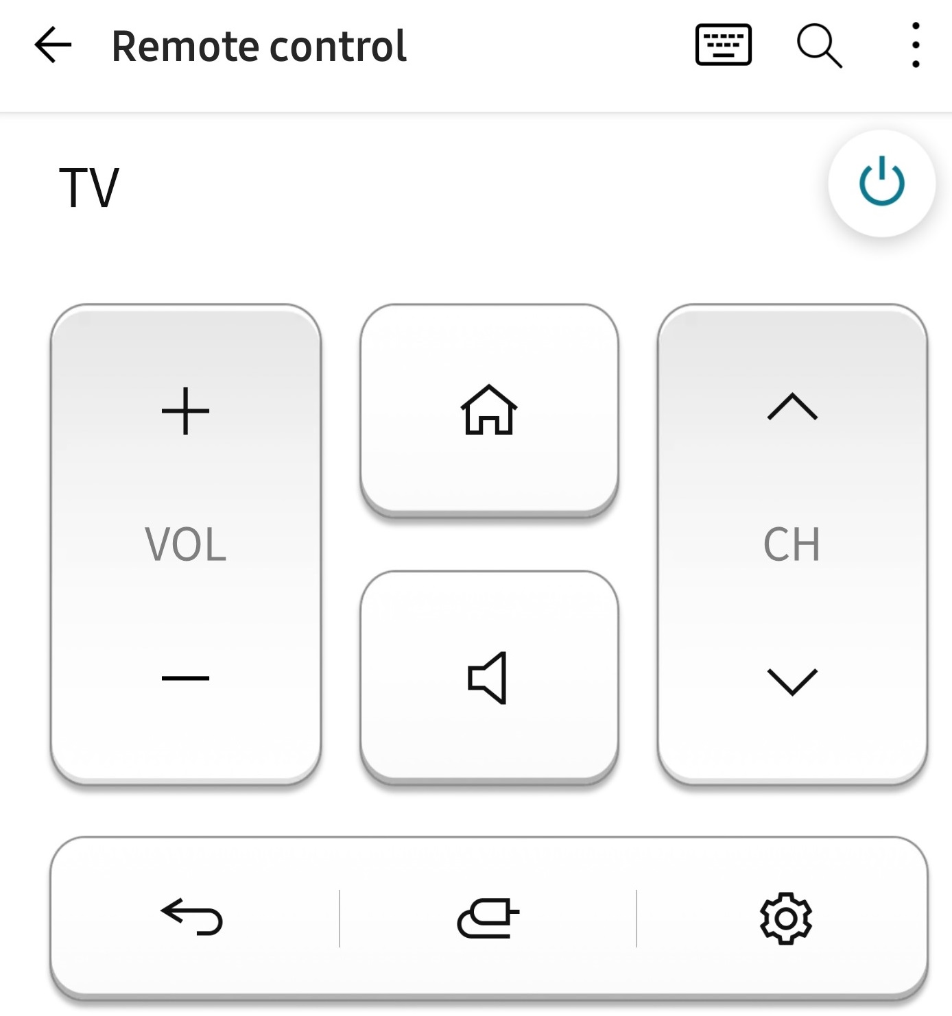 Use the remote control in the LG ThinQ app