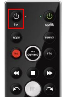 Press the TV button on Slimline remote 2